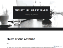Tablet Screenshot of anncathrina.com